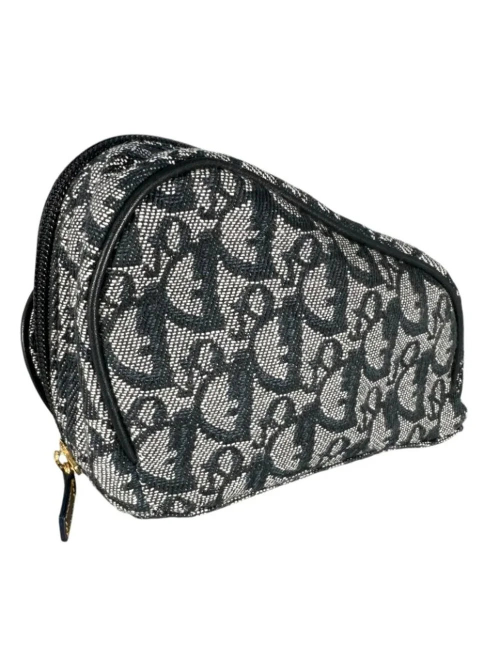 Dior Trotter Saddle Pouch Canvas Navy